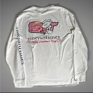 Vineyard Vines Blue Logo Cotton Shirt